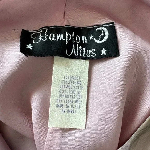 Vintage 90s romantic floral maxi slip dress 6 whimsigoth boho fairy chiffon y2k - Picture 8 of 10